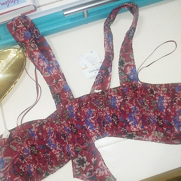 Free People Intimately Neon Field Bralette NWT - Picture 7 of 13